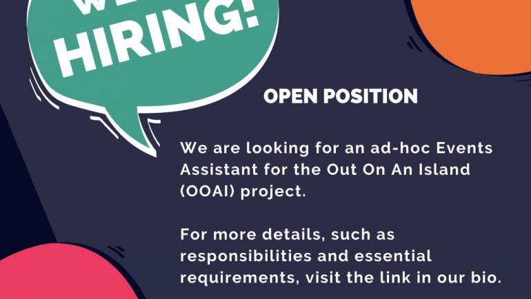 Paid opportunity: Out On An Island Events Assistant