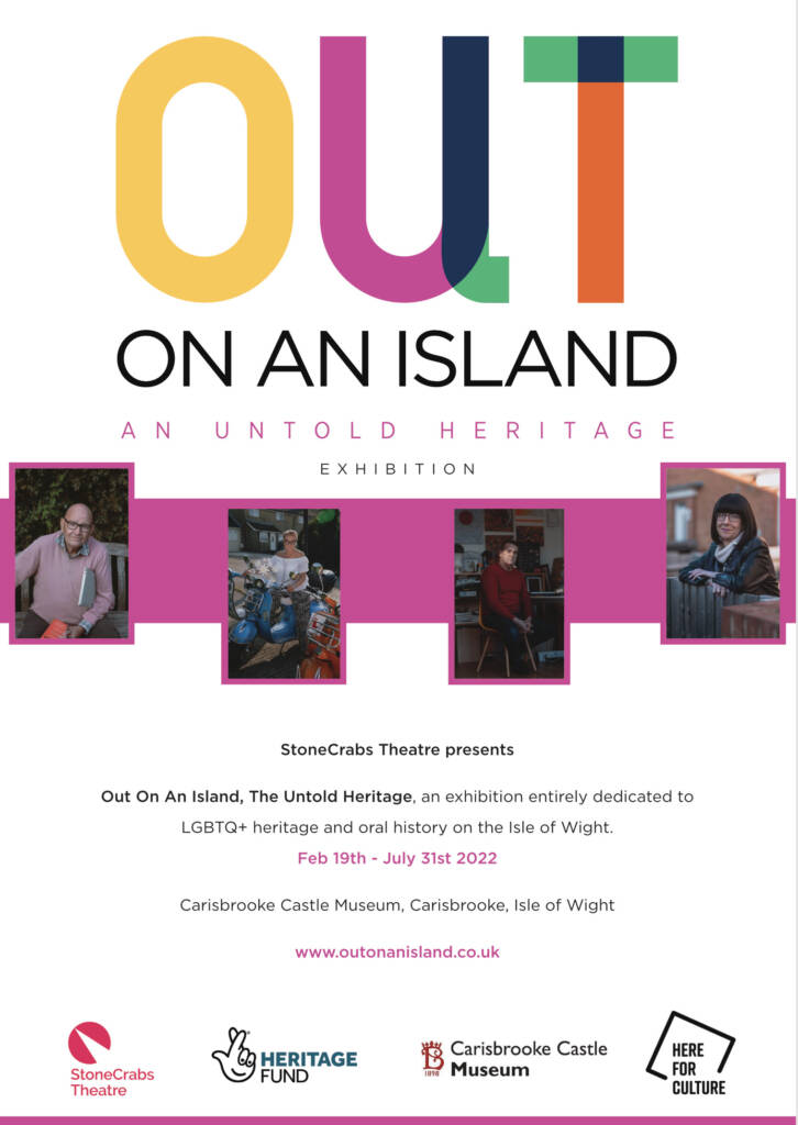 Out On An Island exhibition at Carisbrooke Castle Museum poster